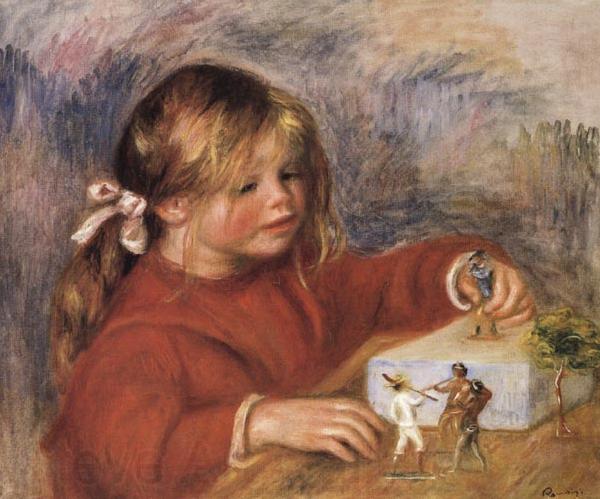 Pierre Renoir Coco Playing Norge oil painting art